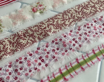 5 Yards! Assorted Valentine Fabric Crafting Ribbon Scrapbooking Ribbon