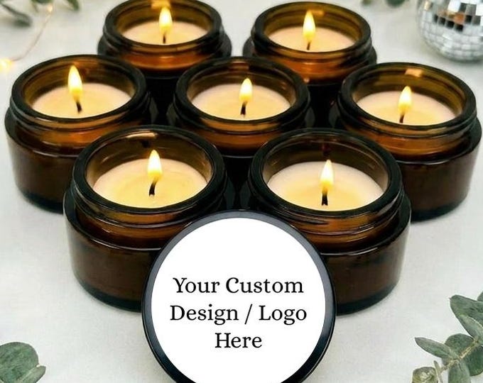 Custom Logo Soy Wax Candles, Bulk Party Favors, Company Business Gifts