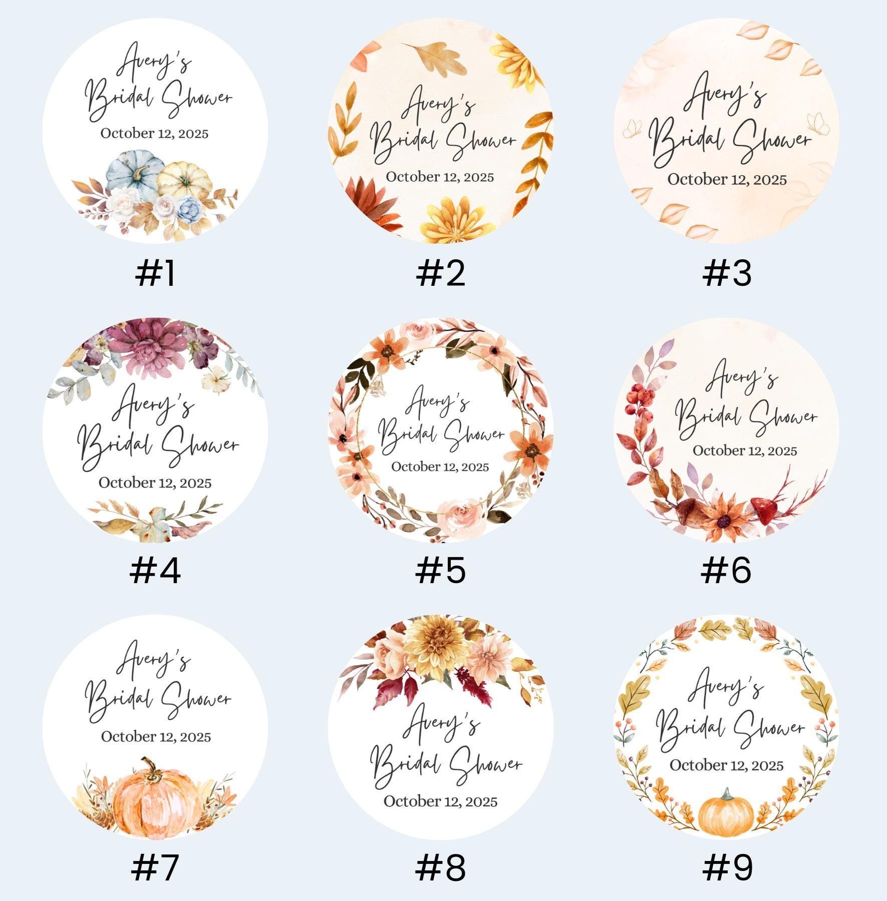 Custom Bridal Shower Wedding Handmade Natural Soy Wax Candle Favors - Etsy