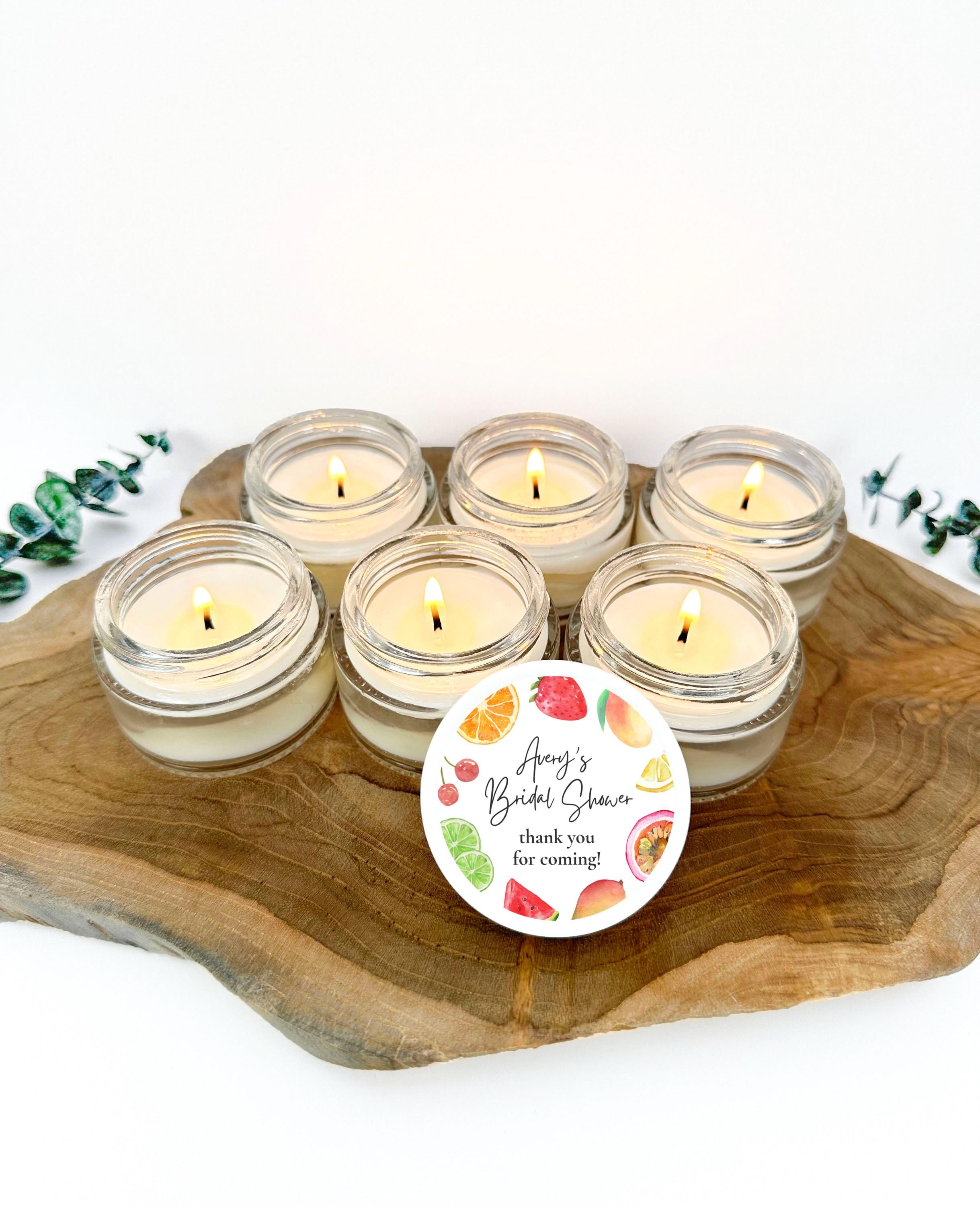 Main Squeeze Citrus Bridal Shower Wedding Custom Soy Wax Candle Favors ...