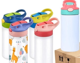 Sublimation 12 oz Kids water tumbler | Straight, Glossy Finish