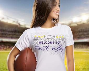Death Valley, Louisiana State, Tigers, Game Day, College Football, Geaux Tigers, Football T-shirt, Unisex Tee, Crop top