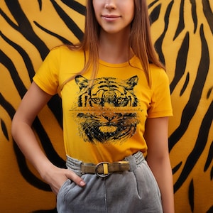 Louisiana State, Tigers, Game Day, College Football, Geaux Tigers Bella and Canva T-shirt, Football T-shirt, Unisex Tee