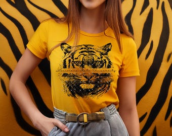 Louisiana State, Tigers, Game Day, College Football, Geaux Tigers Bella and Canva T-shirt, Football T-shirt, Unisex Tee