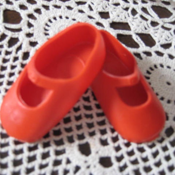 Vintage Red Ideal 1972 Shirley Temple Doll Shoes