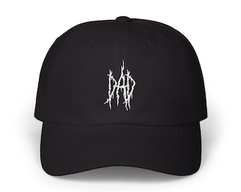 Dad Embroidered Hat, Custom Heavy Metal Hat, Death Metal Hat, Heavy Metal Head Gift, Death Metal Birthday, Heavy Metal Dad, Fathers Day Gift