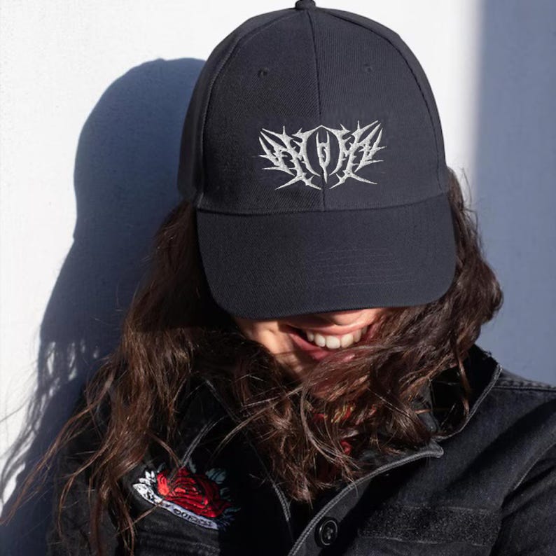 Metal Singer Hat Personalized Embroidered Hat, Custom Heavy Metal Hat, Death Metal Hat ...