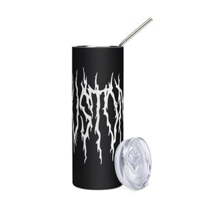 Custom Heavy Metal Stainless steel tumbler, Death Metal Tumbler, Custom Heavy Metal Gift
