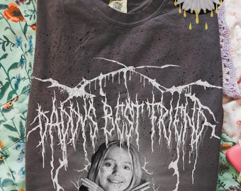 Papas bester Freund personalisierte Heavy Metal Shirt, Mamas bester Freund kundenspezifisches Death Metal Shirt, Geschenk für Papa