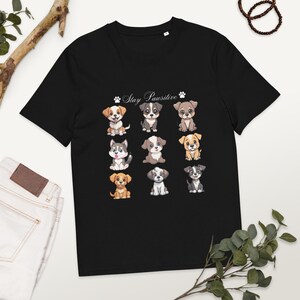 Unisex organic ribbed neck t-shirt