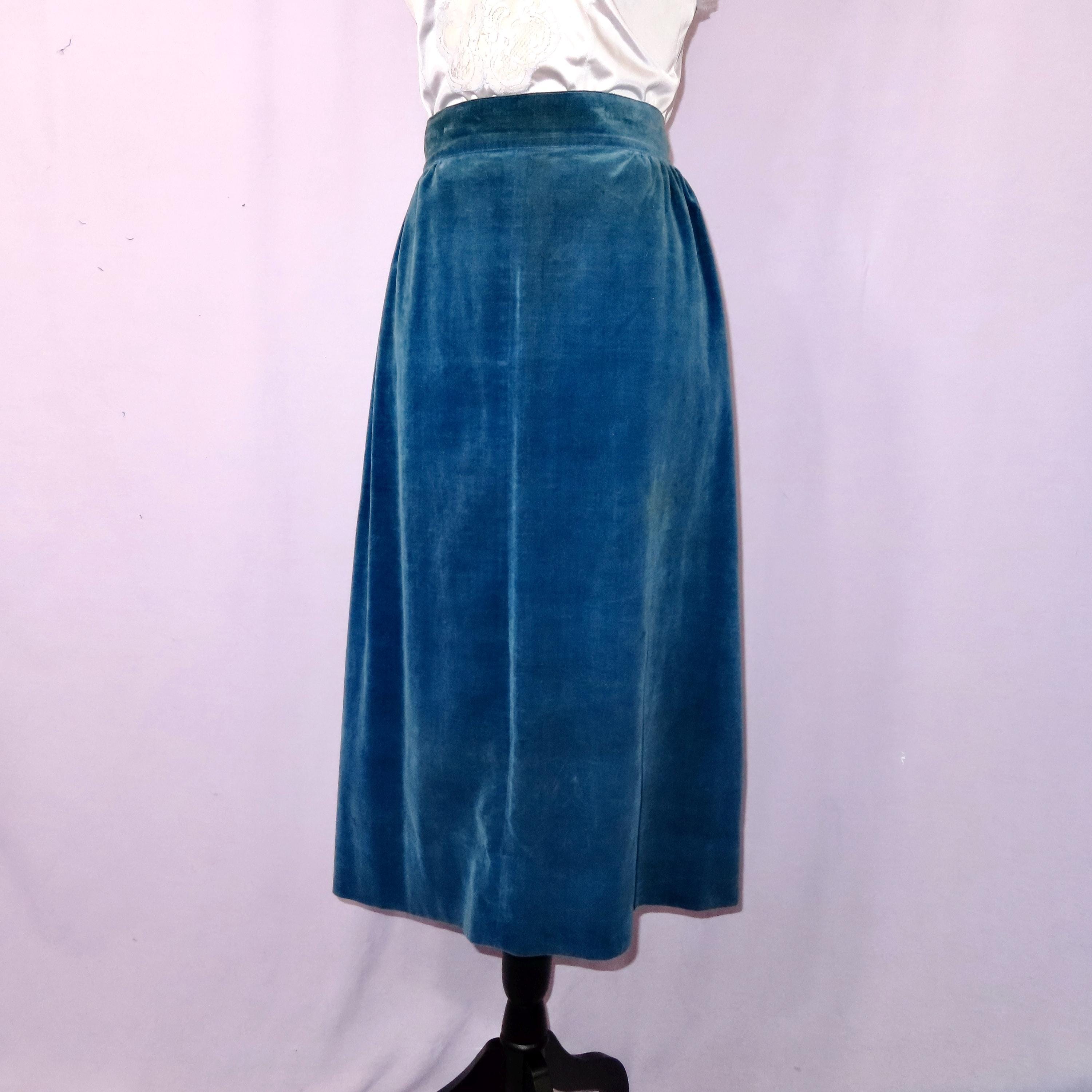 スカート vintage velvet maxi skirt Women Velvet Skirt, Maxi Skirt, Vintage Skirt, A-line