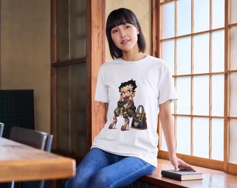Camiseta gráfica de Betty Boop para mujer