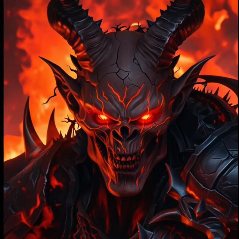 Dark Ifrit Djinn Spirit Companion Binding Power, Protection, and ...
