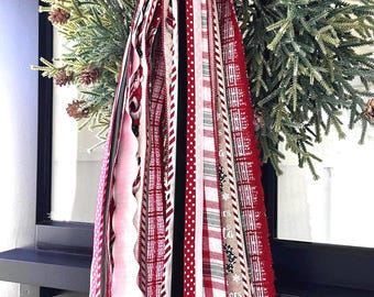 Candy Cane Lane Christmas Ribbon Bundle, Ribbon Set