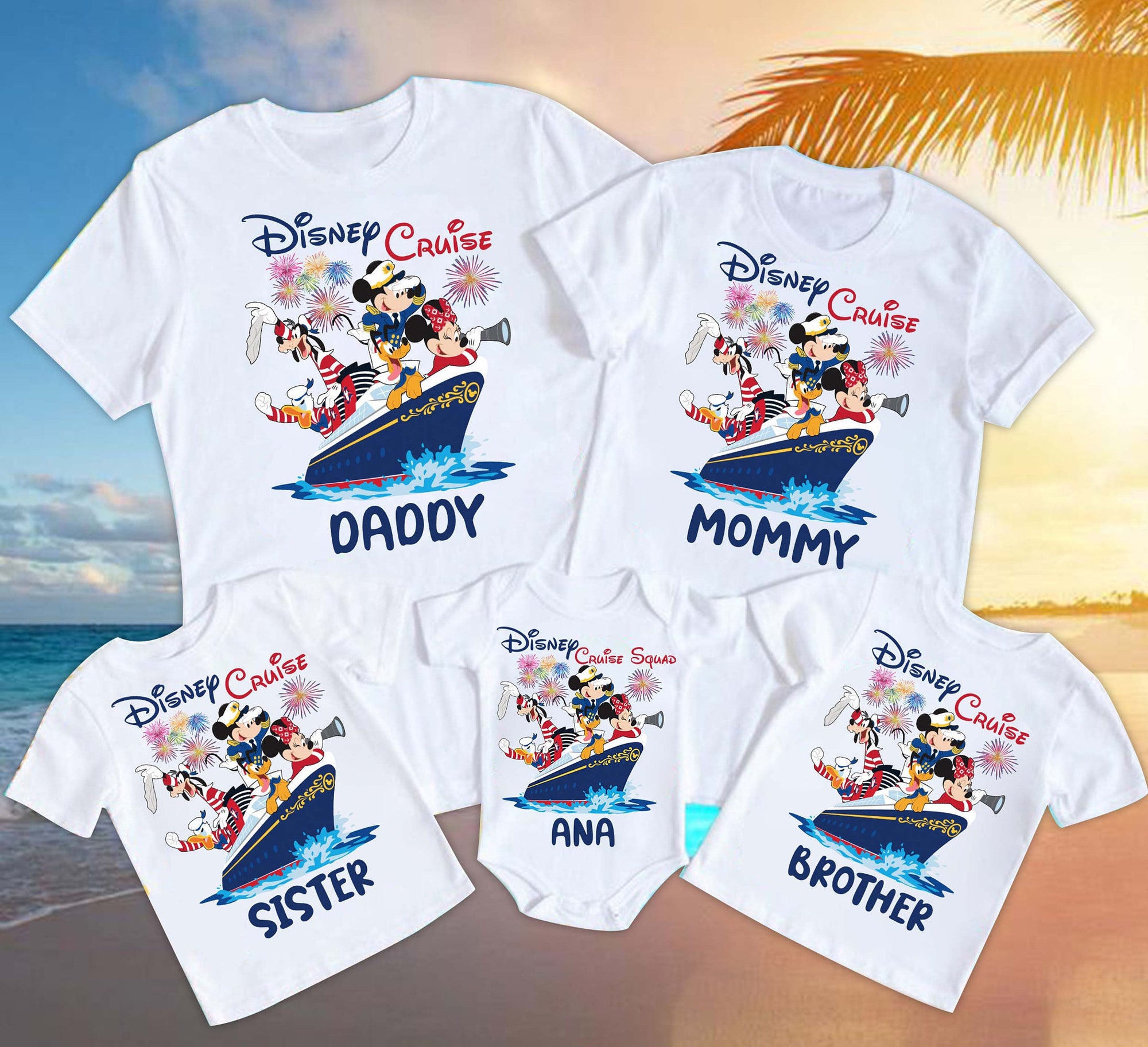 Disney Cruise Reise Passende Urlaub T-Shirt Disney Cruise Reise Passende Urlaub T-Shirt