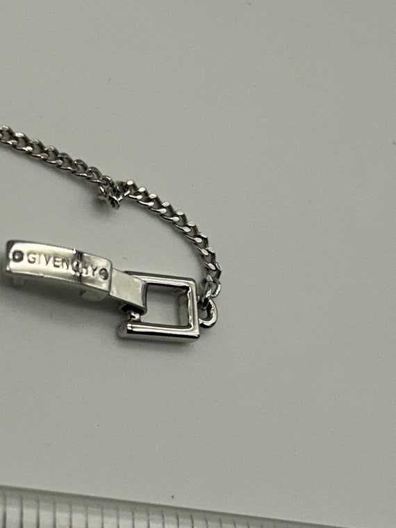 GIVENCHY Silver Tone Statement Necklace - image 8