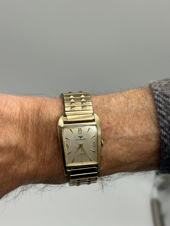 Vintage Wittnauer 10k Gold Filled Watch W Original Presentation