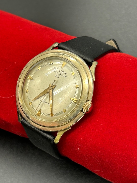 Vintage Gruen Precision Autowind Watch: 10k Gold Filled, 23 Jewels
