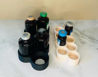 8 Slot Vial Organizer | 10ml 30ml Holder for Medical Clinics, Practices