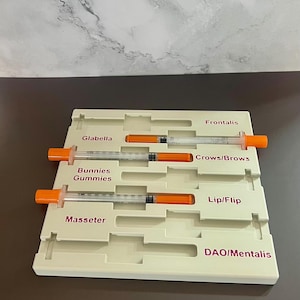 Elegant 3D Printed Tray for Med Spa Injections: Botox and Fillers