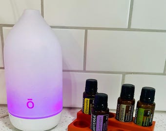 Essential Oil Holder | 15mL Bottle Organizer | 8-Slot Display Stand