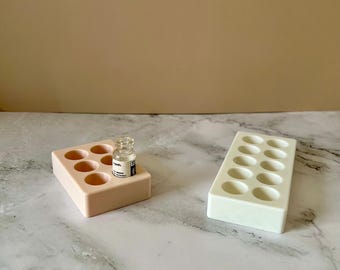3mL Vial Organizer – 6 or 10 Slot – MedSpa & Clinic Bottle Holder