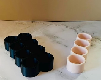 10mL Vial Holder for Med Spa Clinics | 4 or 8 Slot Organizer, IV Therapy Storage