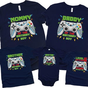 Gaming Birthday Boy,Gamer Birthday Shirt,Matching Family Birthday Shirts,Gaming Birthday Shirts,Video Game Birthday Theme,Custom Gamer Shirt