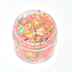 Hair Glitter 13: Creamsicle Butterfly