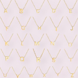 Collar minimalista con letras iniciales de la A a la Z de Cazador: gargantilla de acero inoxidable, joyería para mujer, regalo de cumpleaños, suministros para fiestas al por mayor