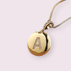 Colar de letra inicial de alta qualidade para mulheres e meninas - A-Z Charm Pendant Jewelry