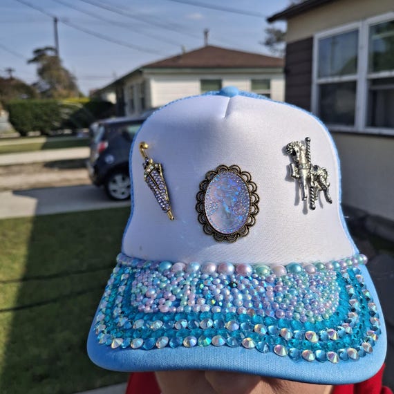 Embellished “Classy Lady” Baseball Cap with Pins