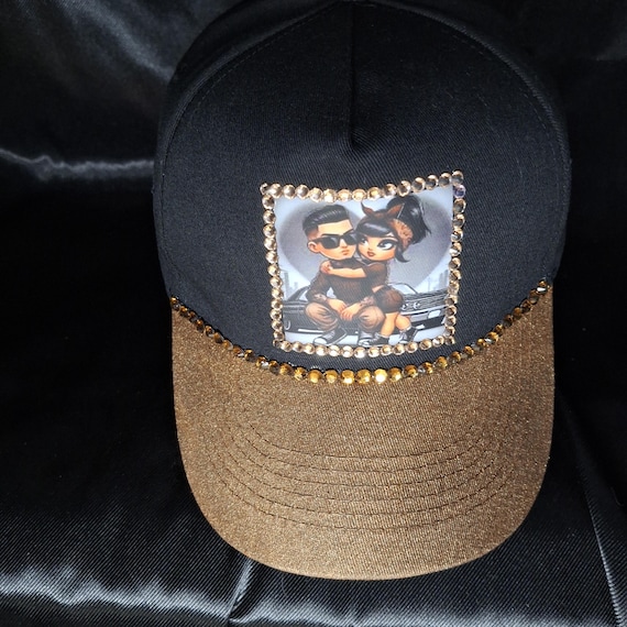 Lowrider Couple Baseball Cap