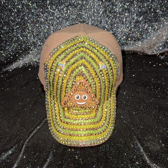Sparkling Smiling Poop Emoji Fidget Spinner
