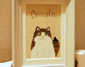 picture with customizable cat portrait