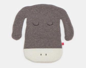 Sleepy Donkey Lambswool Hot Water Bottle Cover - Made to order