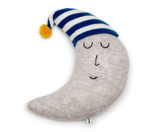 Morris the Moon Lambswool Plush Toy - Made to order