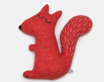 Big Stanley the Squirrel Lambswool Plush Toy - In stock