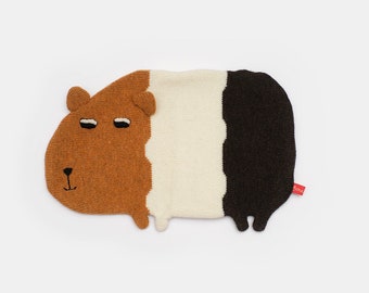 Guinea Pig Lambswool Hot Water Bottle Cover - Made to order