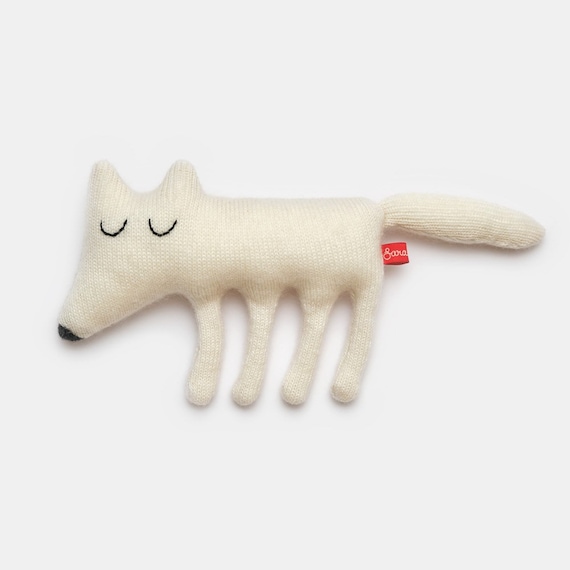 Emotional Support White Arctic Fox Plush Stuffed Animal