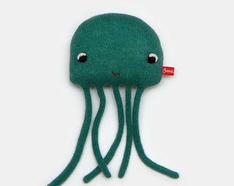 Pip the Mini Jellyfish Lambswool Plush Toy - Made to order