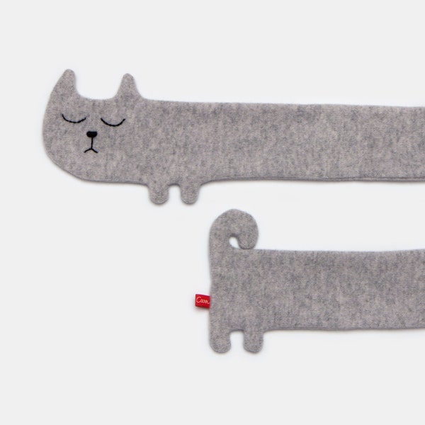 Cat Lambswool Scarf - In stock