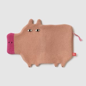 Penelope Pig Lambswool Hot Water Bottle and Cover - Made to order