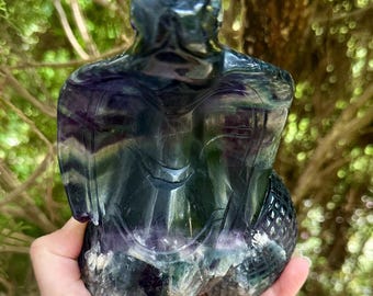 3+ pound Fluorite Cobra - Snake - Statement Crystal