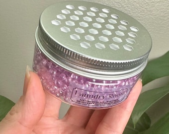 2oz Highly scented Air Freshener beads in plastic jar with vented tin lid. Summer scents!