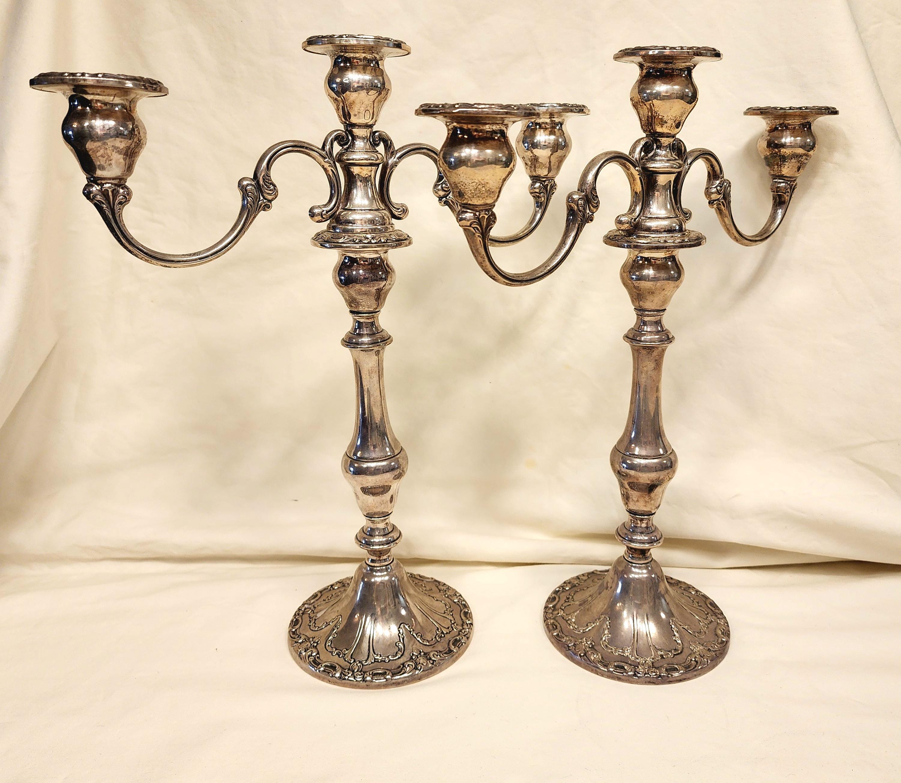 Gorham Sterling Candlesticks - Etsy