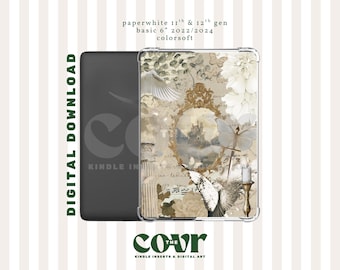 FANTASÍA - Inserto para Kindle (Descarga digital) / Inserto de funda transparente / Kindle Paperwhite/Colorsoft/6”