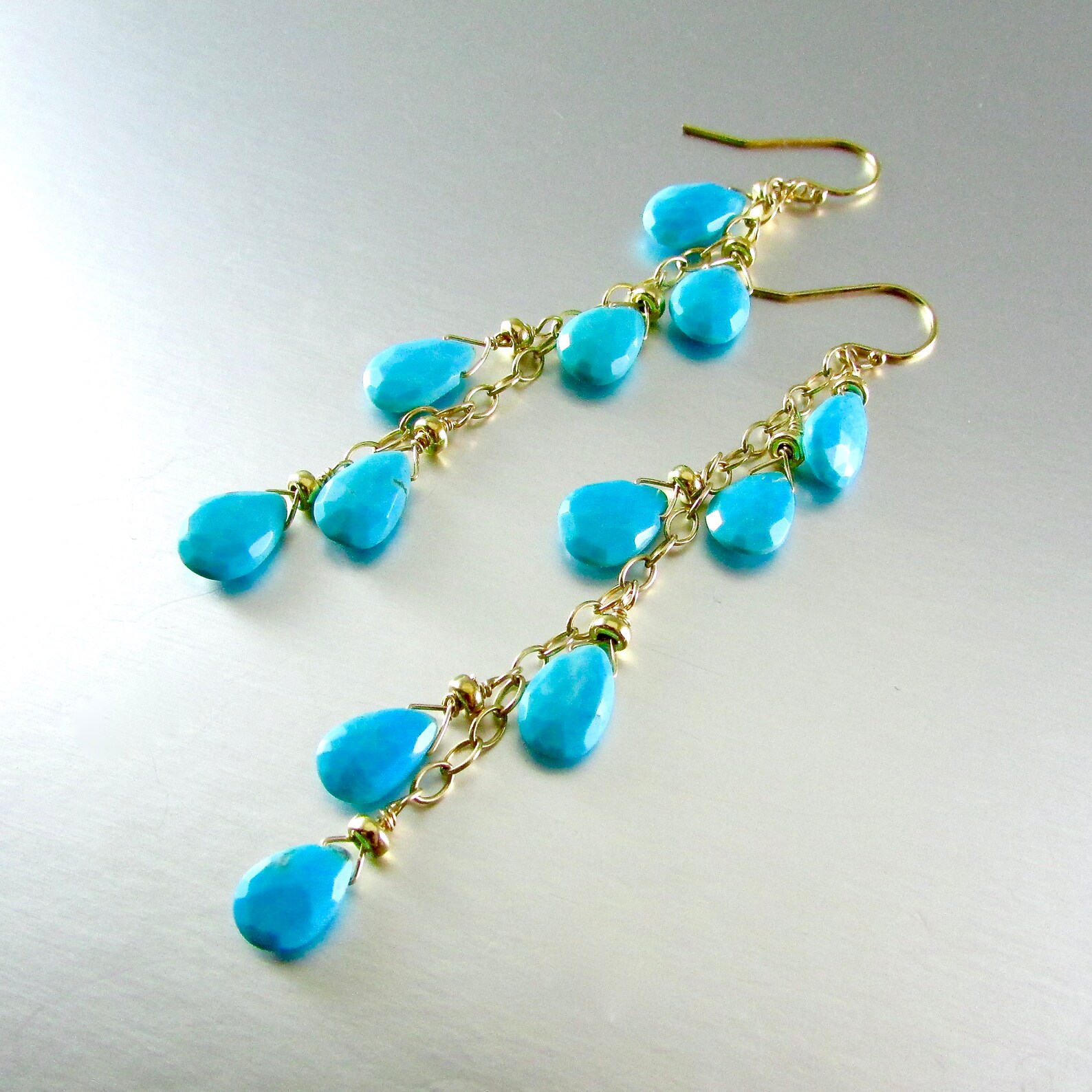 20 OFF Long Sleeping Beauty Dangle Earrings Etsy