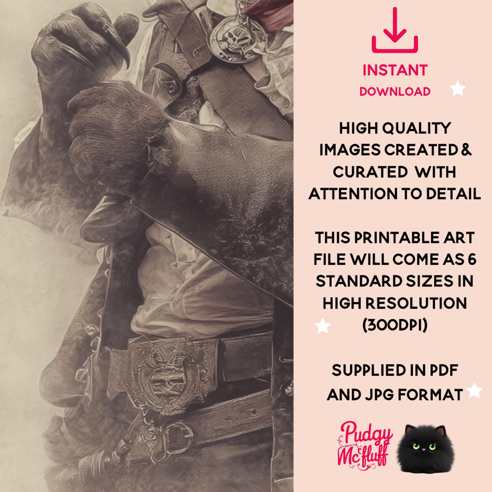 Cowboy Racoon Art Print | Frontier Critters | Wild West Racoon | Funny ...