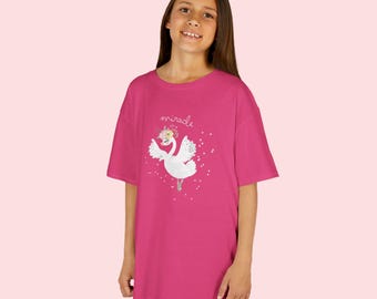 Miracle Swam Ballerina Kids T-Shirt